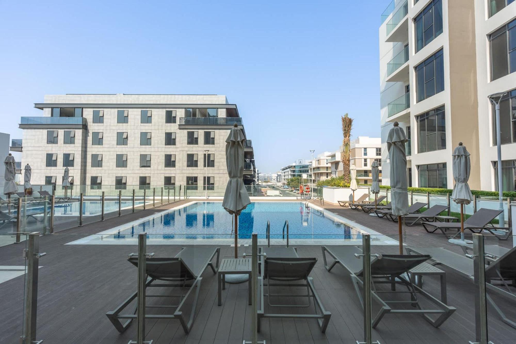 Wonderful 2-Bedroom Apartment In Meydan, Mbr Dubai Exterior photo